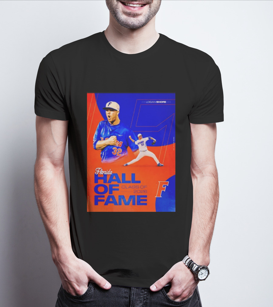 Logan Shore Florida Gators Hall Of Fame Class Of 2026 T-Shirt