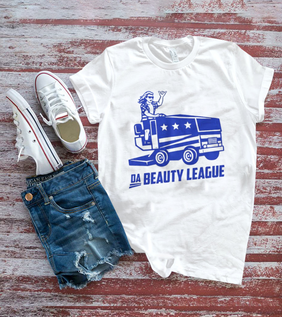Da Beauty League Ice Resurfacer Shaka Sign T-Shirt