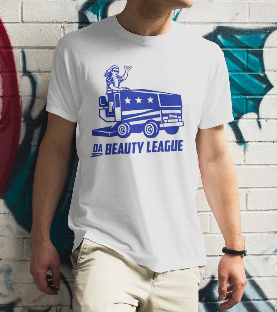 Da Beauty League Ice Resurfacer Shaka Sign T-Shirt