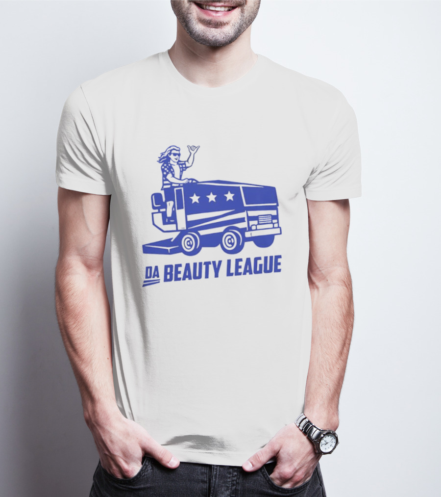 Da Beauty League Ice Resurfacer Shaka Sign T-Shirt