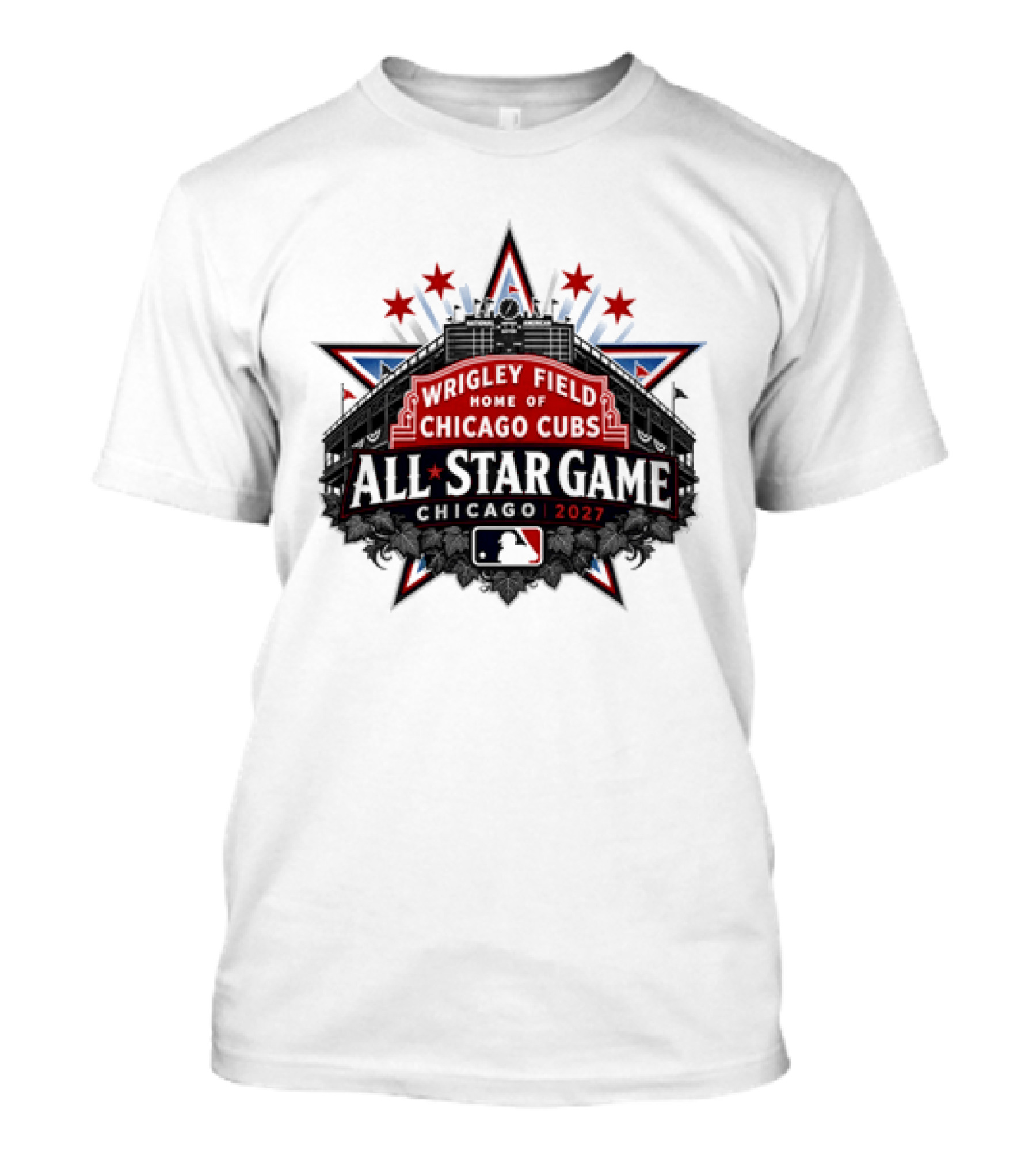 Wrigley Field Home Of Chicago Cubs 2027 MLB All Star Game T-Shirt