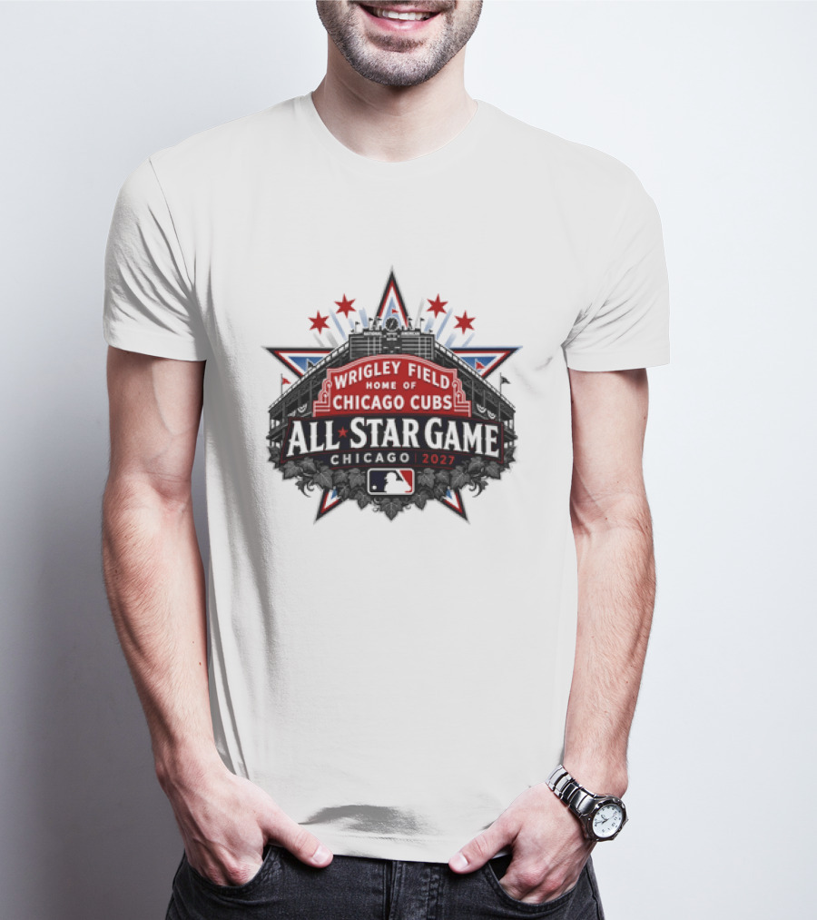 Wrigley Field Home Of Chicago Cubs 2027 MLB All Star Game T-Shirt