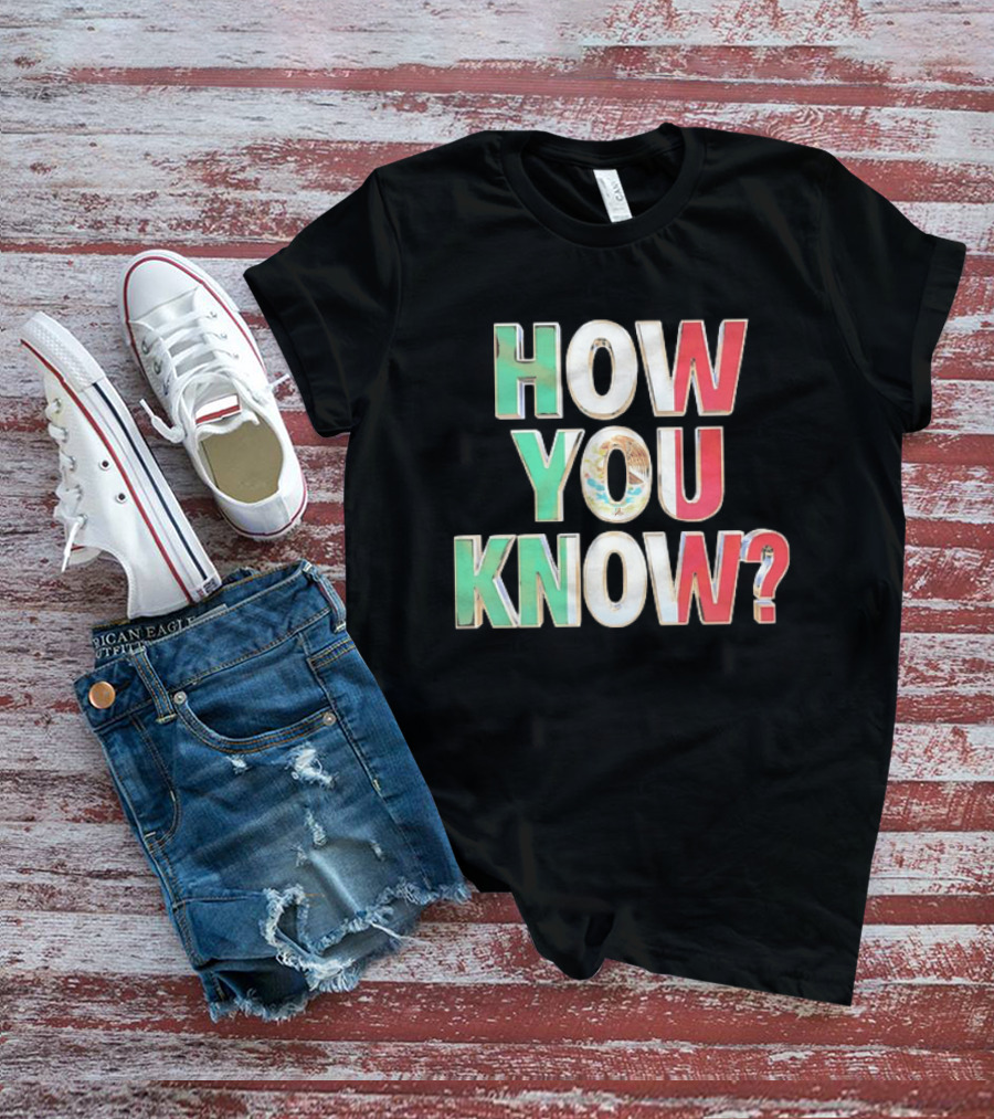 AEW Mexico Flag How You Know Wrestling T-Shirt
