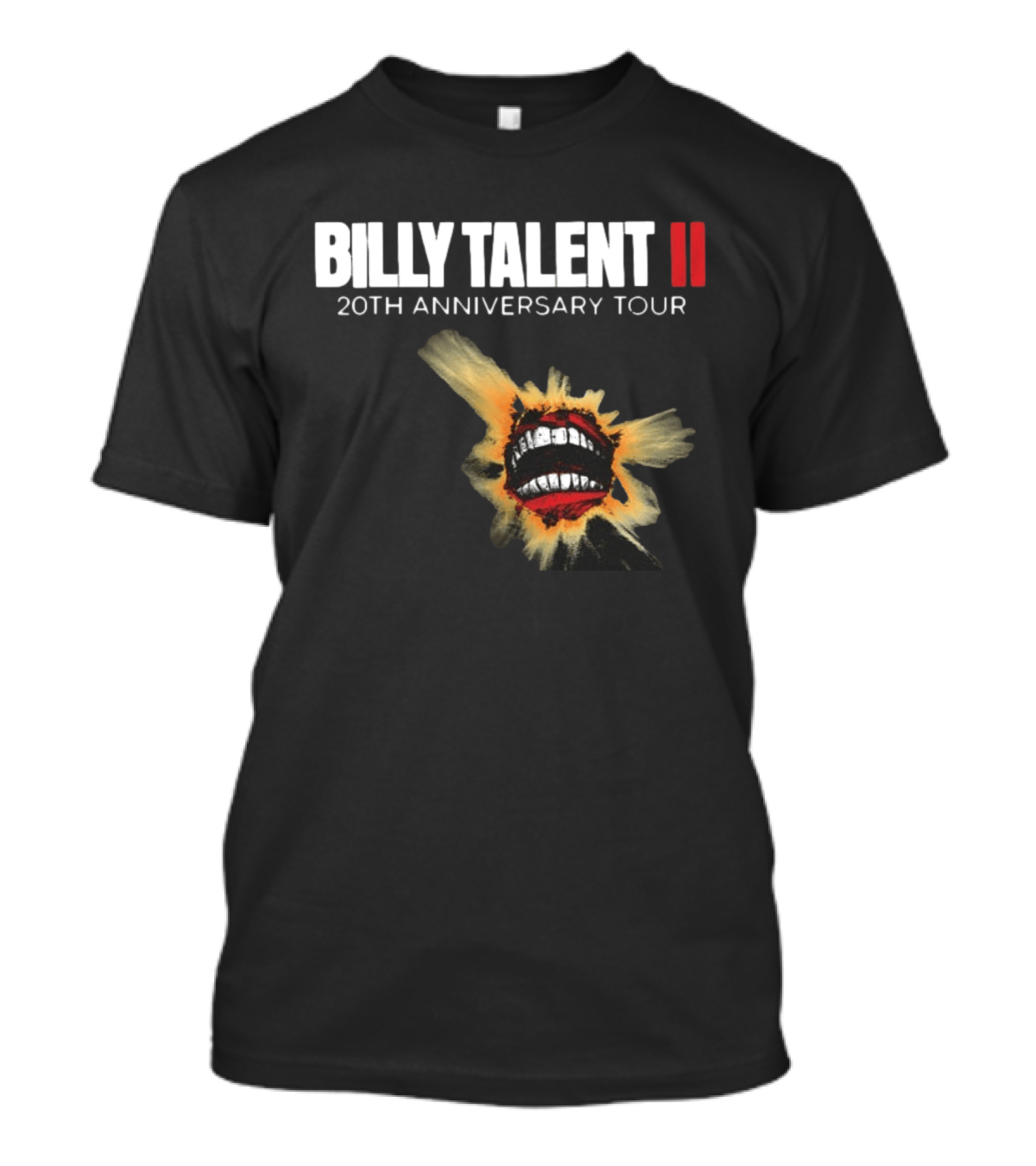 Billy Talent II 20th Anniversary Explosive Artwork Tour 2026 T-Shirt