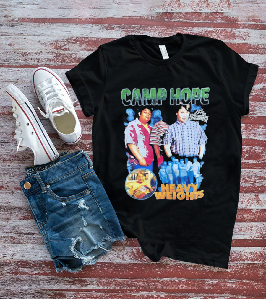 Camp Hope 90 Heavy Weights Featuring Characters From Cult T-Shirt