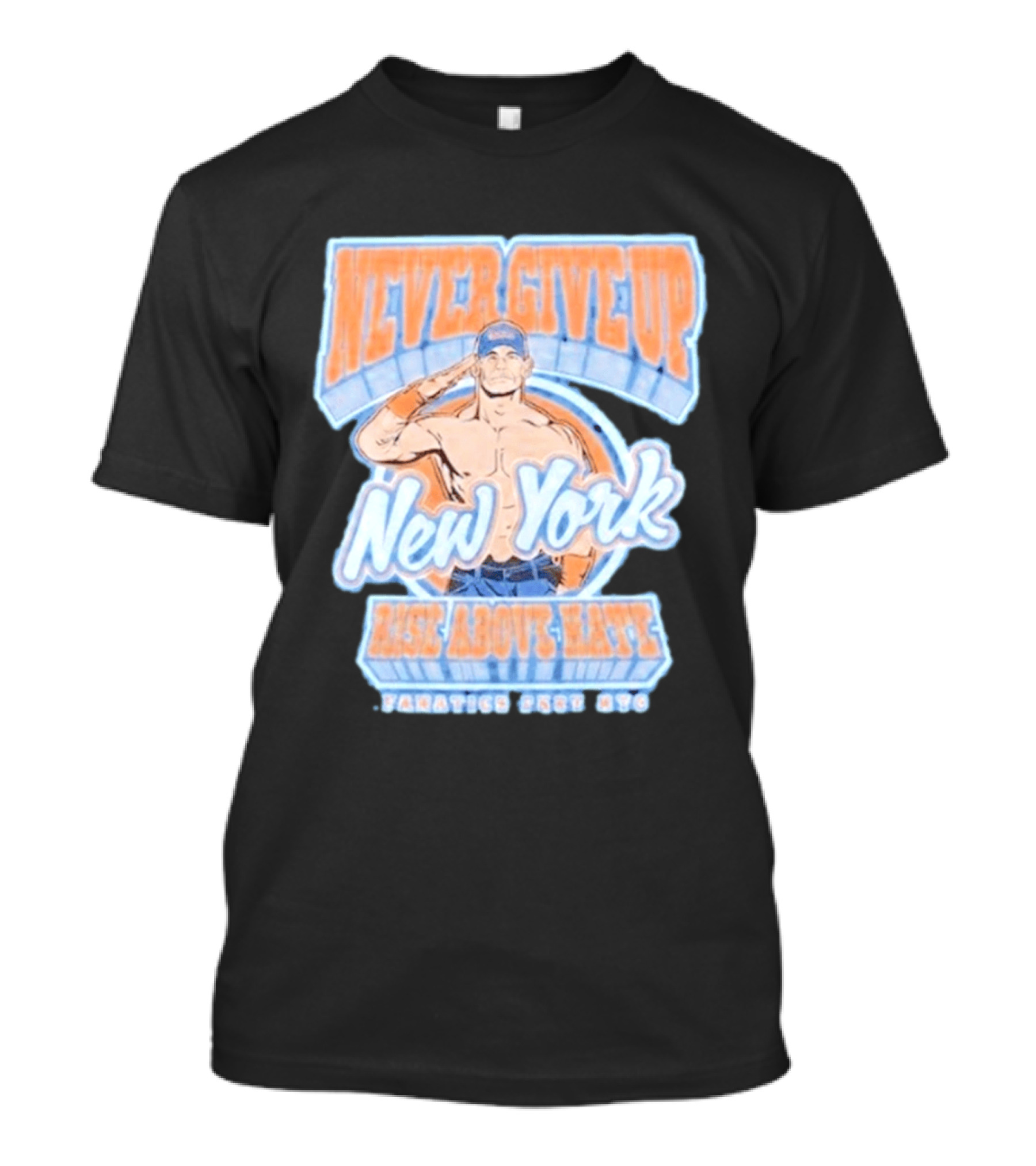Never Give Up New York Rise Above Hate Fanatics Fest NYC T-Shirt