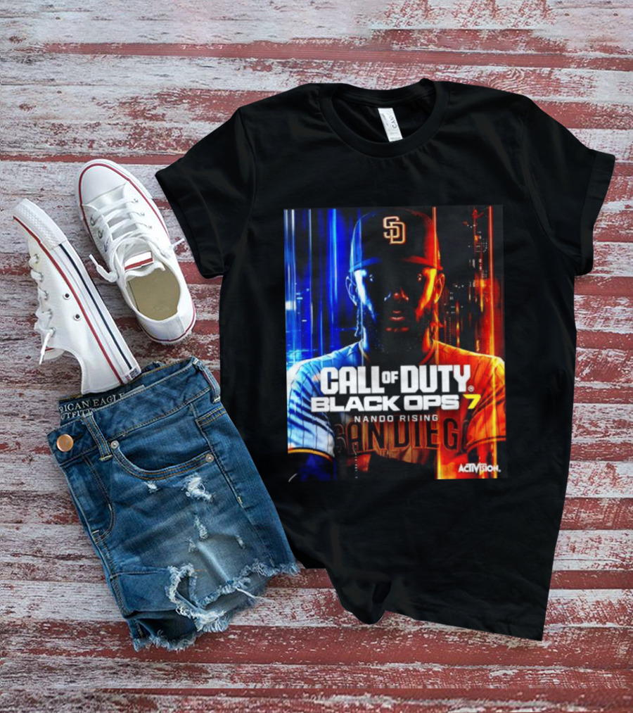 Call Of Duty Black Ops 7 Nando Rising San Diego SD Cap T-Shirt