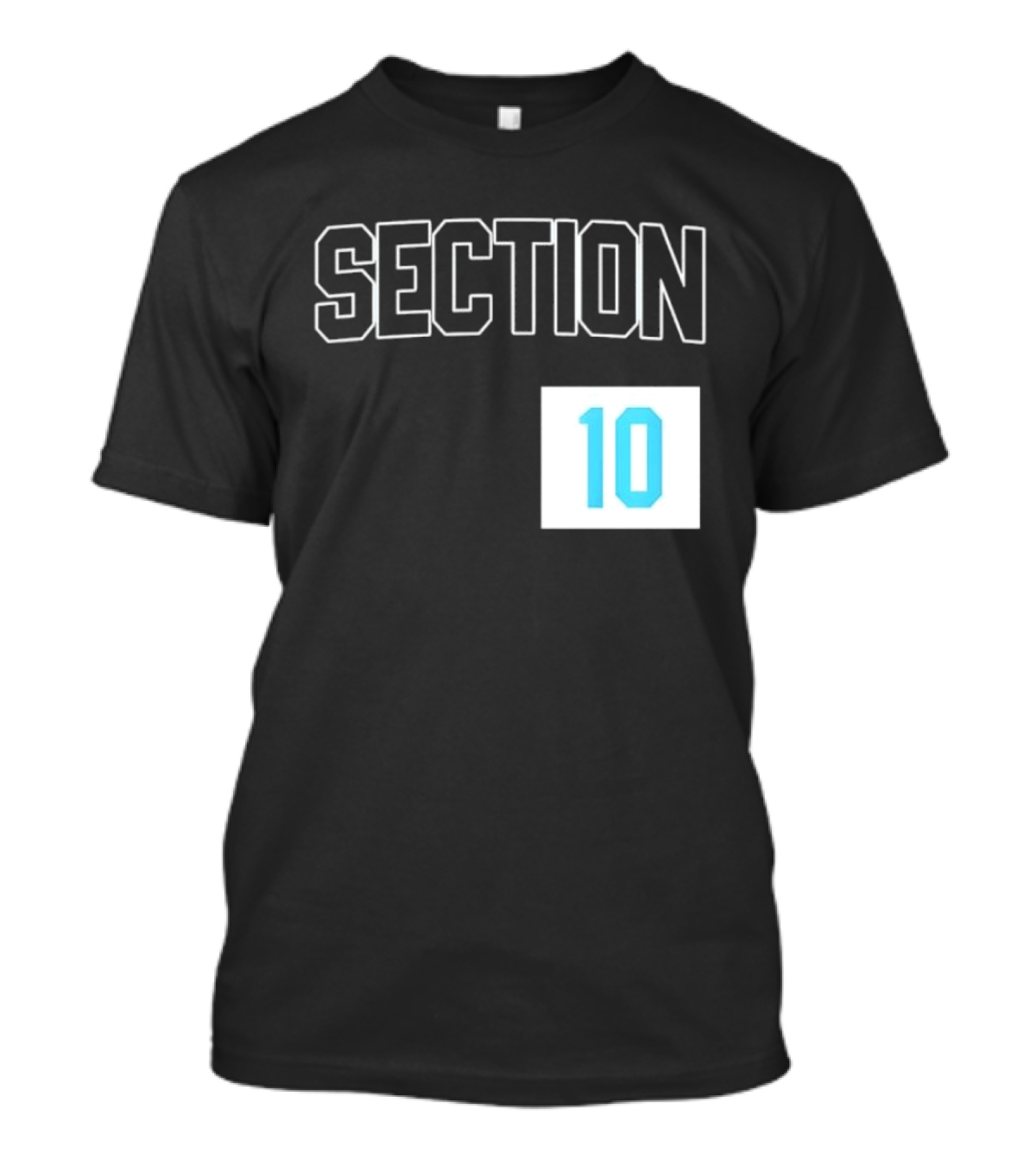 Section 10 Carolina Hurricanes Hockey Fan Gear T-Shirt