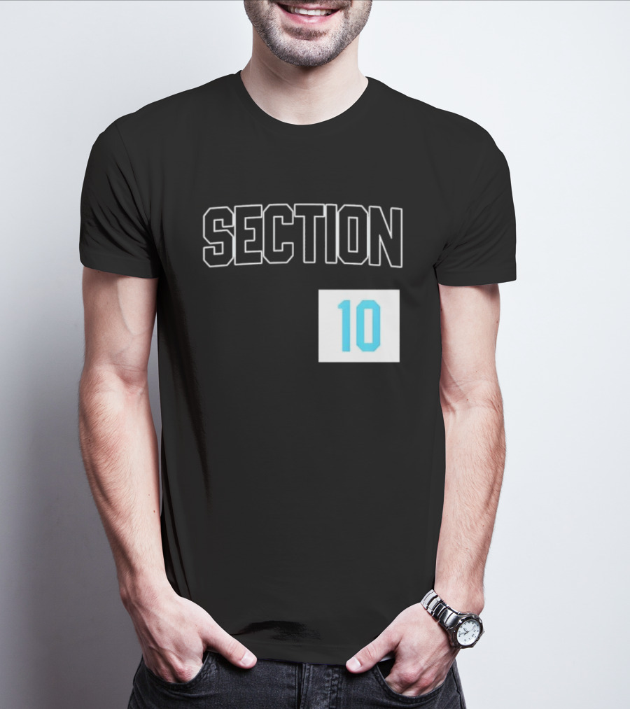 Section 10 Carolina Hurricanes Hockey Fan Gear T-Shirt