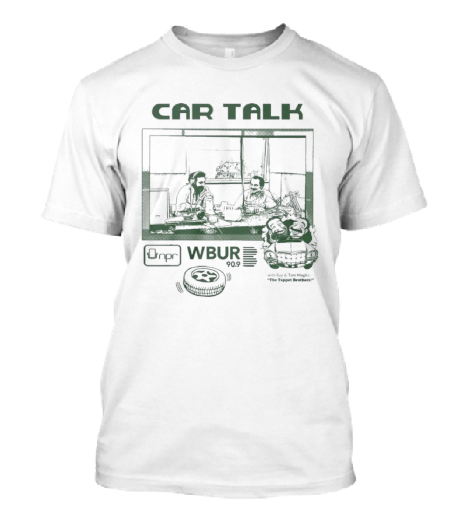Car Talk NPR Podcast WBUR Engine Gear T-Shirt