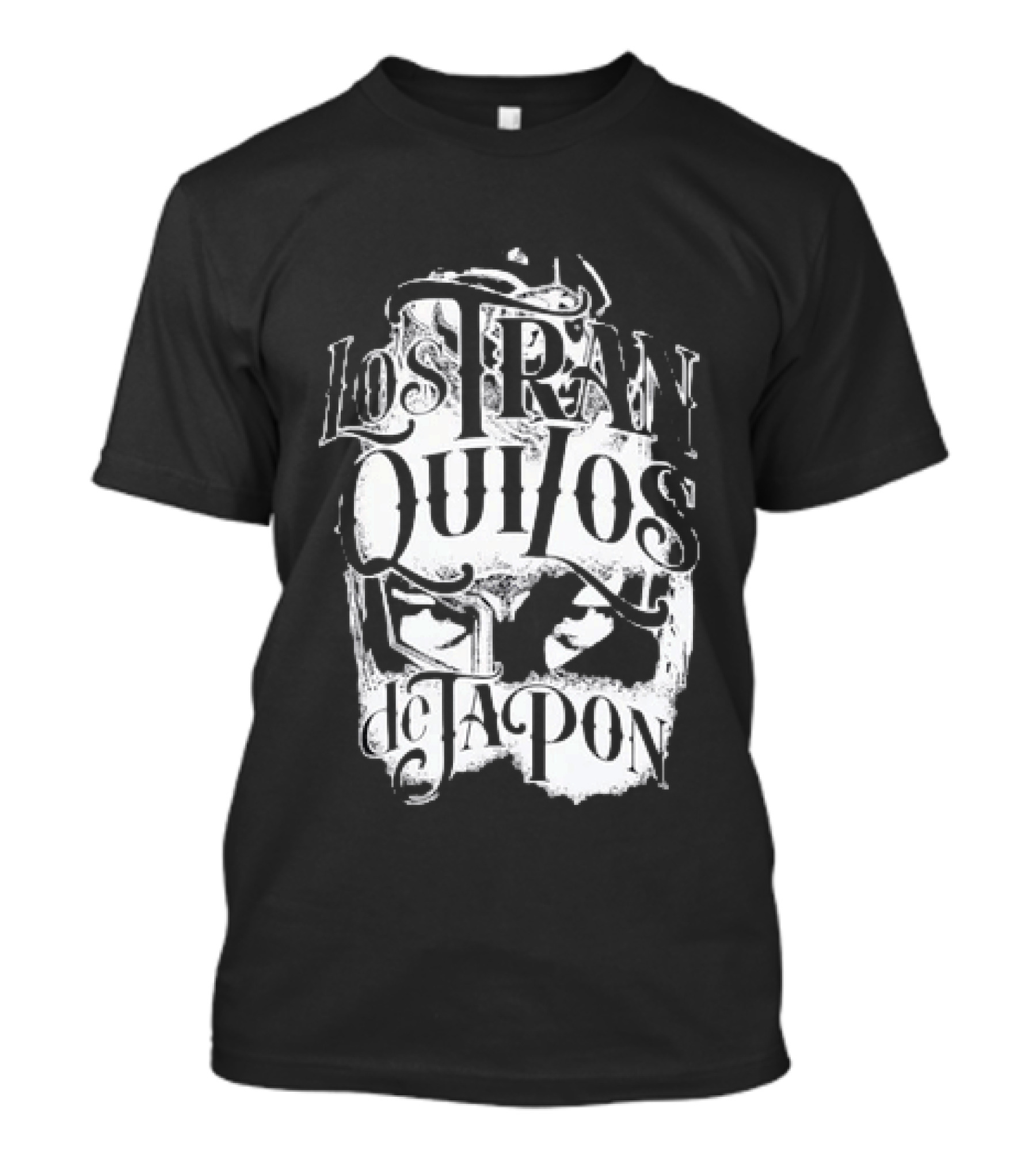 Los Tranquilos De Japon Bushi Mask Design Japan T-Shirt