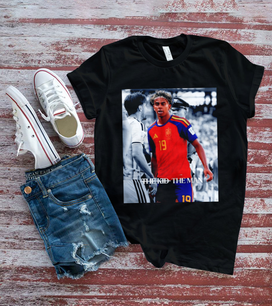 Spain 19 Lamine Yamal The Kid The Man T-Shirt