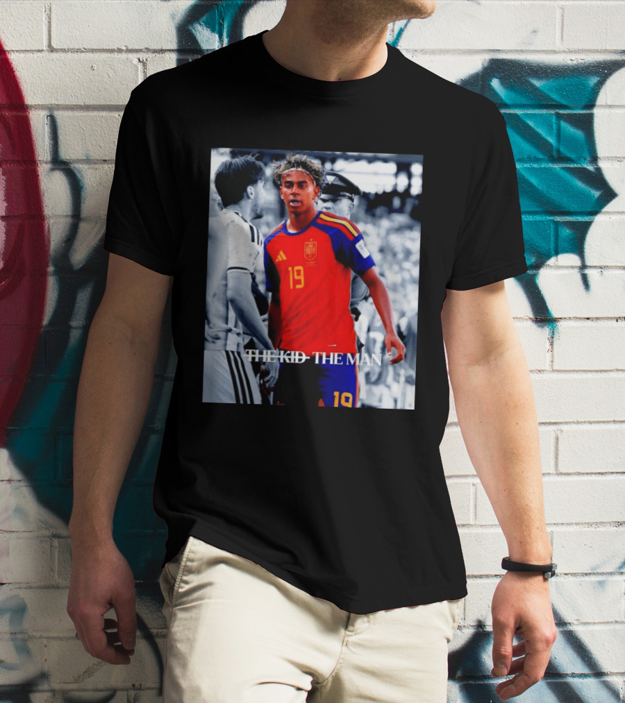 Spain 19 Lamine Yamal The Kid The Man T-Shirt