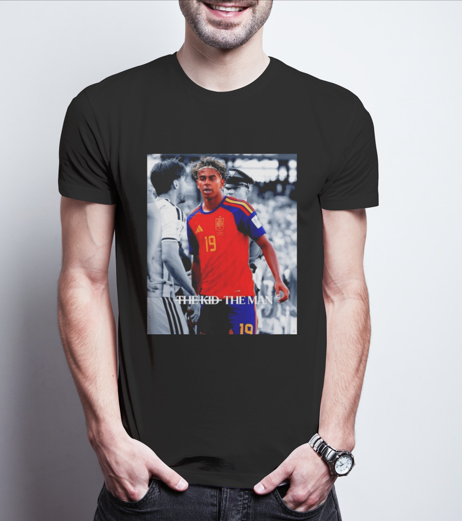 Spain 19 Lamine Yamal The Kid The Man T-Shirt