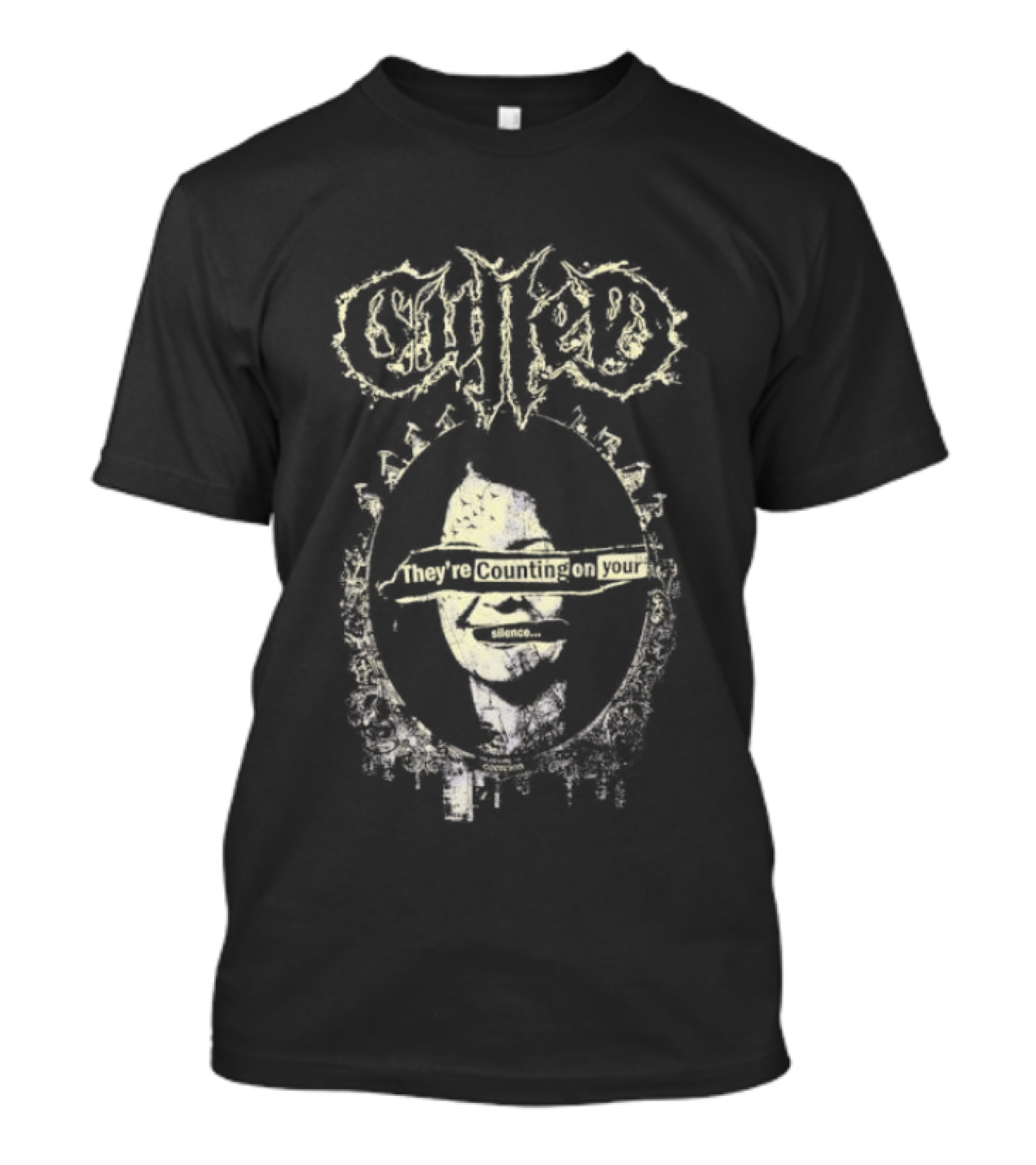 Culled They're Counting On Your Silence Cryptic Hat T-Shirt