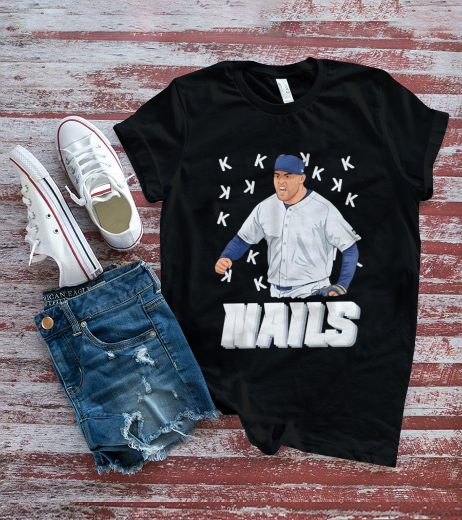 Logan Gilbert Strikeout Pitcher Seattle Mariners NAILS Baseball Fan T-Shirt