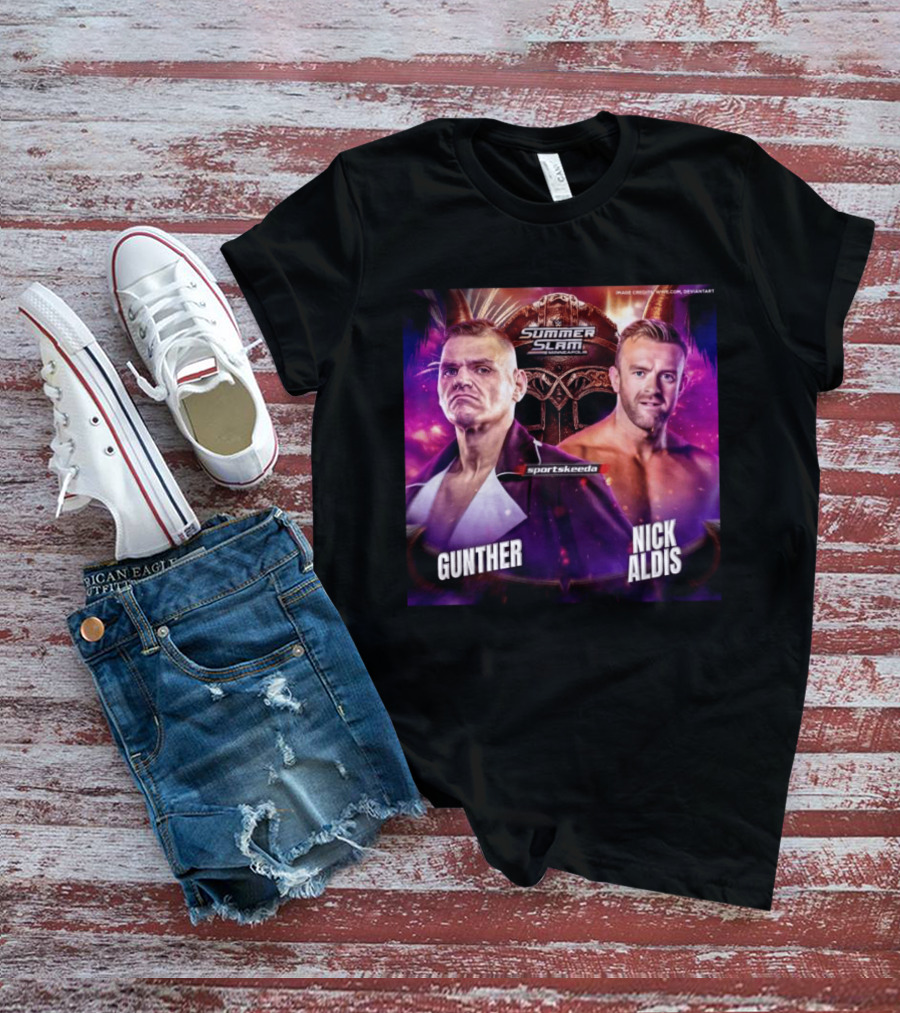 SummerSlam 2026 Gunther Vs Nick Aldis WWE Minneapolis Showdown T-Shirt