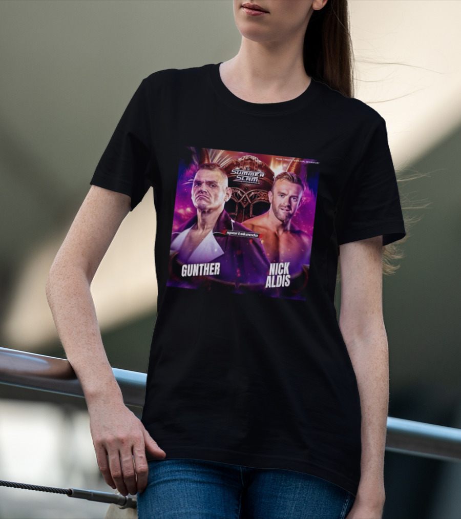 SummerSlam 2026 Gunther Vs Nick Aldis WWE Minneapolis Showdown T-Shirt