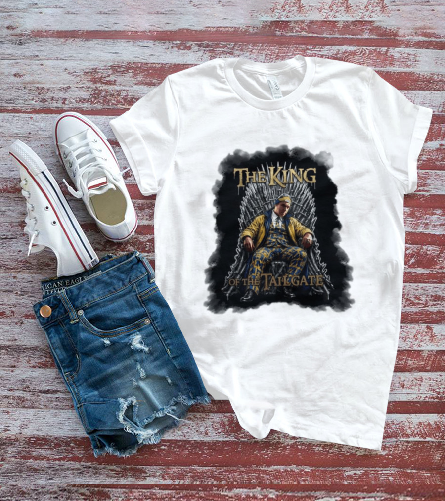 The King Of The Tailgate Chicago Bears Bill Murray Thrones Chair T-Shirt