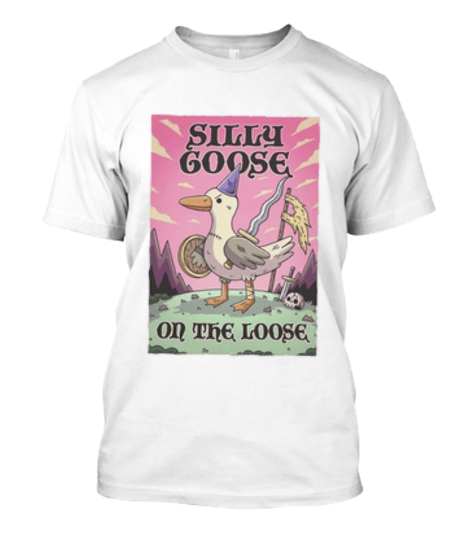 Silly Goose On The Loose Medieval Adventure T-Shirt