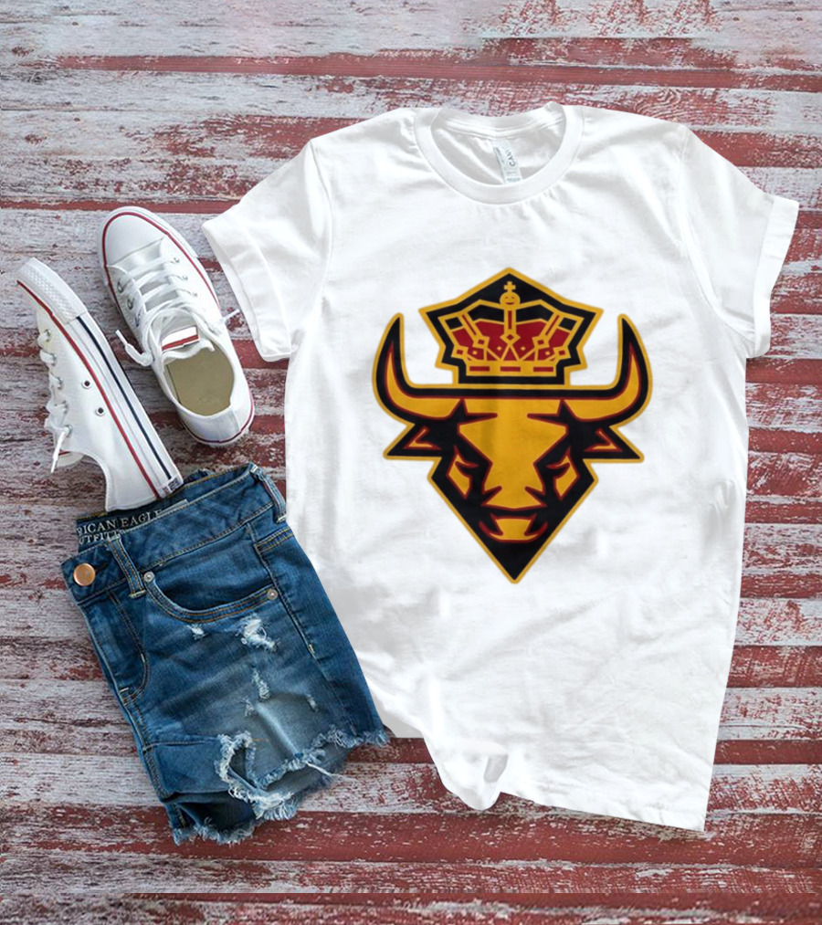 Spain Bull Emblem Royalty Team Crown T-Shirt