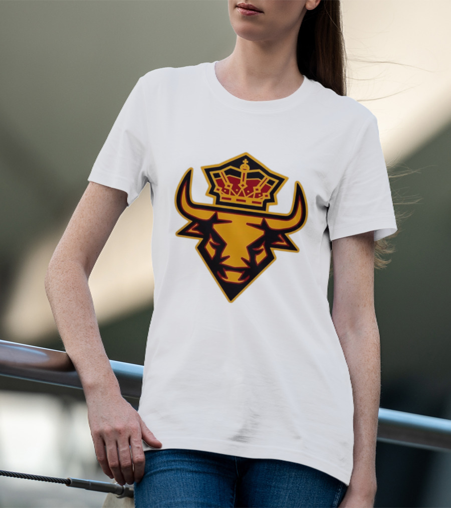 Spain Bull Emblem Royalty Team Crown T-Shirt