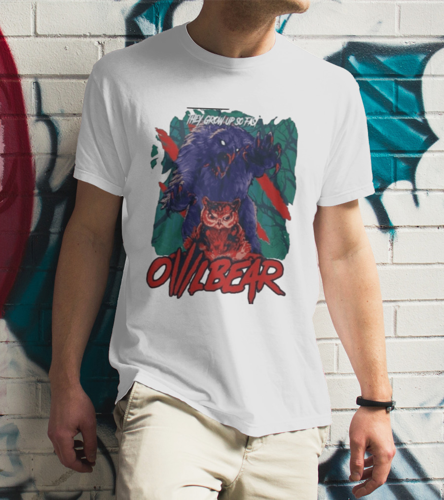 They Grow Up So Fast Owlbear Fantasy Creature T-Shirt