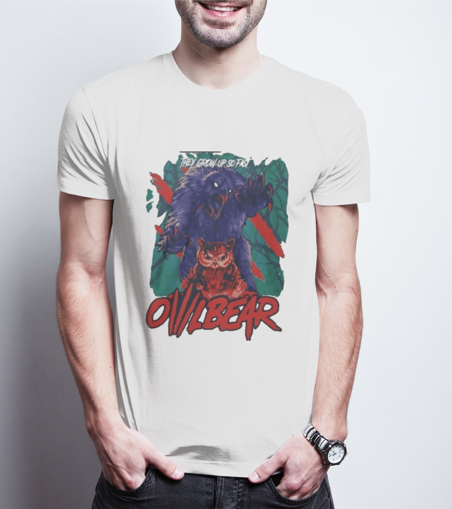 They Grow Up So Fast Owlbear Fantasy Creature T-Shirt