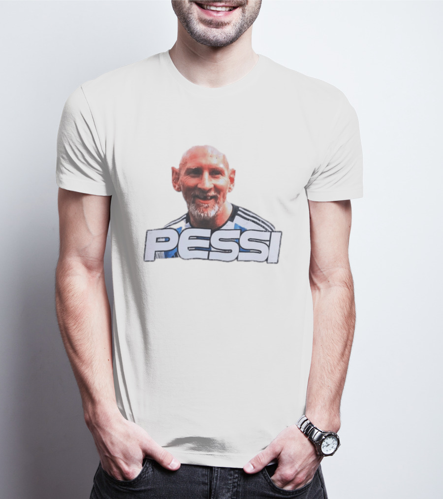 Pessi Lionel Messi Argentina National Team Jersey T-Shirt