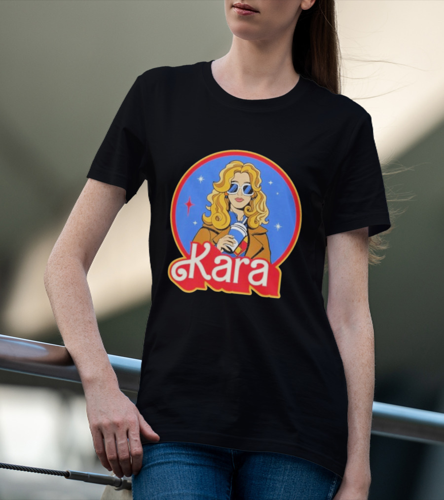 Kara 2026 Screencrush Sunglasses Coffee T-Shirt