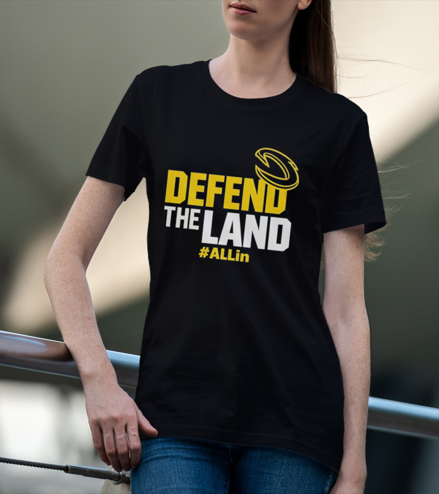 Cleveland Cavaliers Defend The Land #ALLin T-Shirt