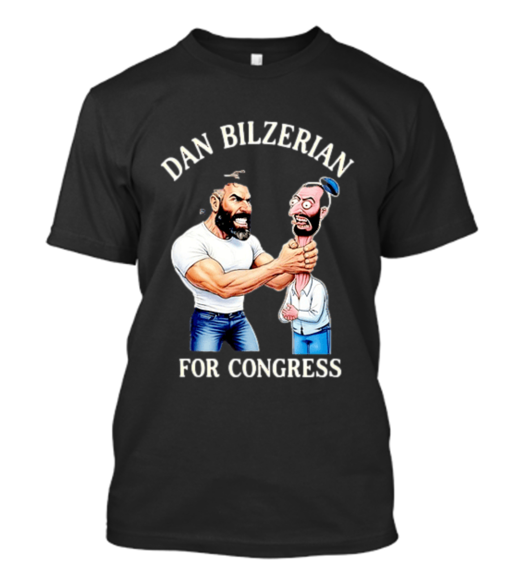 Dan Bilzerian For Congress Political Meme Cartoon T-Shirt