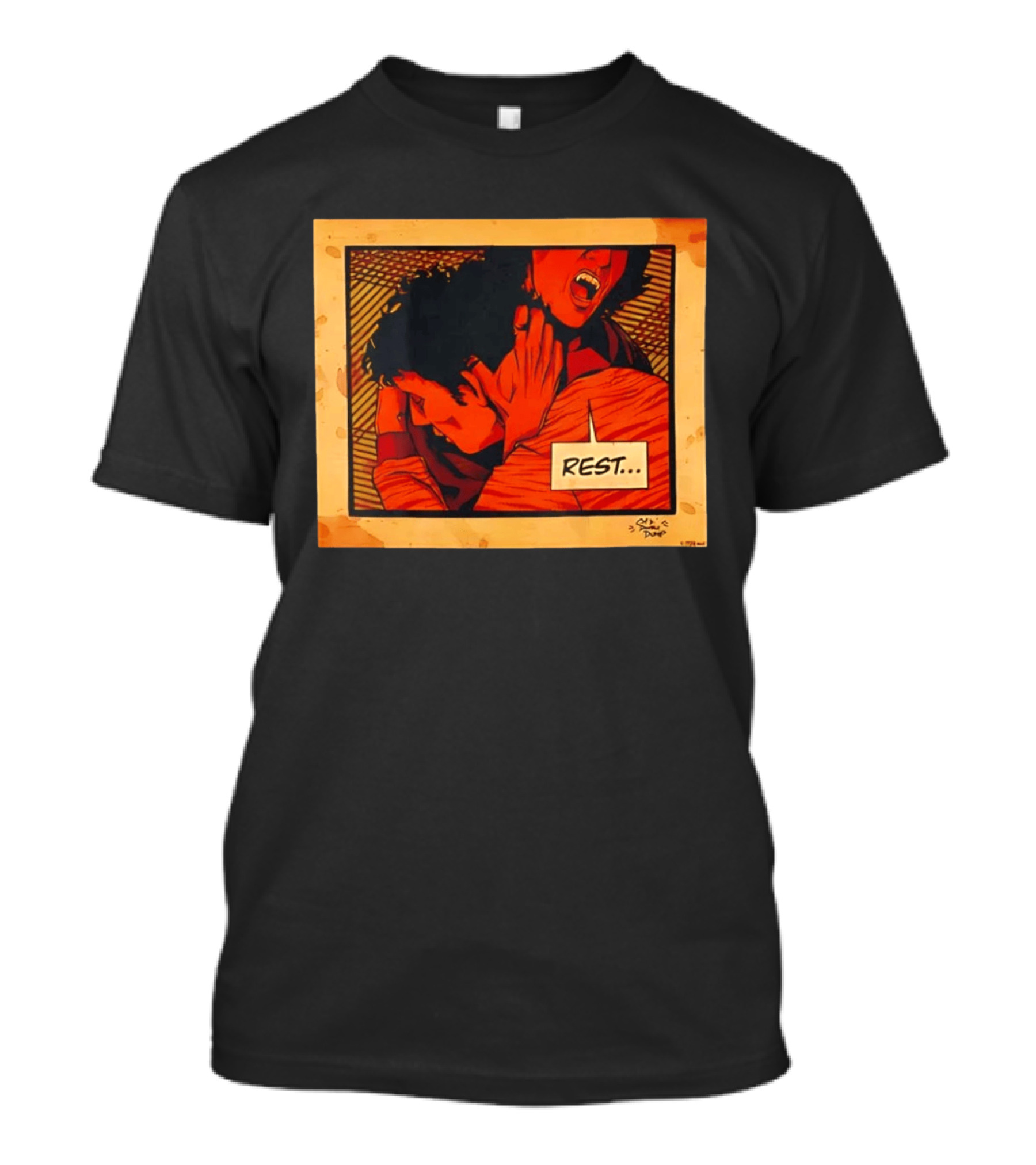 Dumb Dump Rest Vampire Biting Man T-Shirt