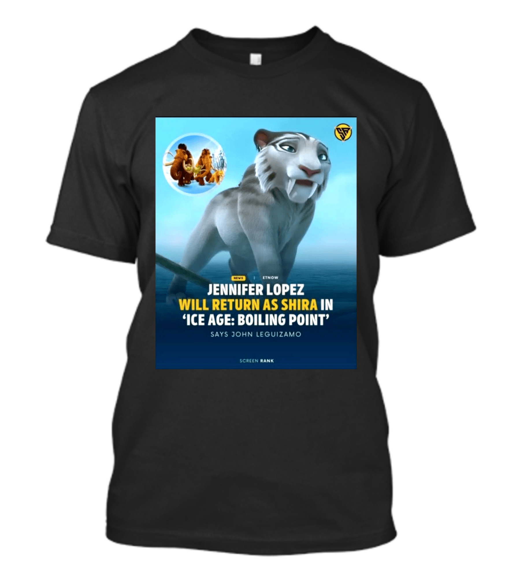 Jennifer Lopez Returns Shira Ice Age Boiling Point John Leguizamo T-Shirt