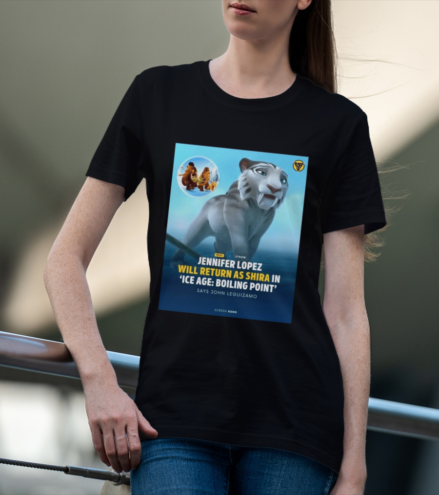 Jennifer Lopez Returns Shira Ice Age Boiling Point John Leguizamo T-Shirt