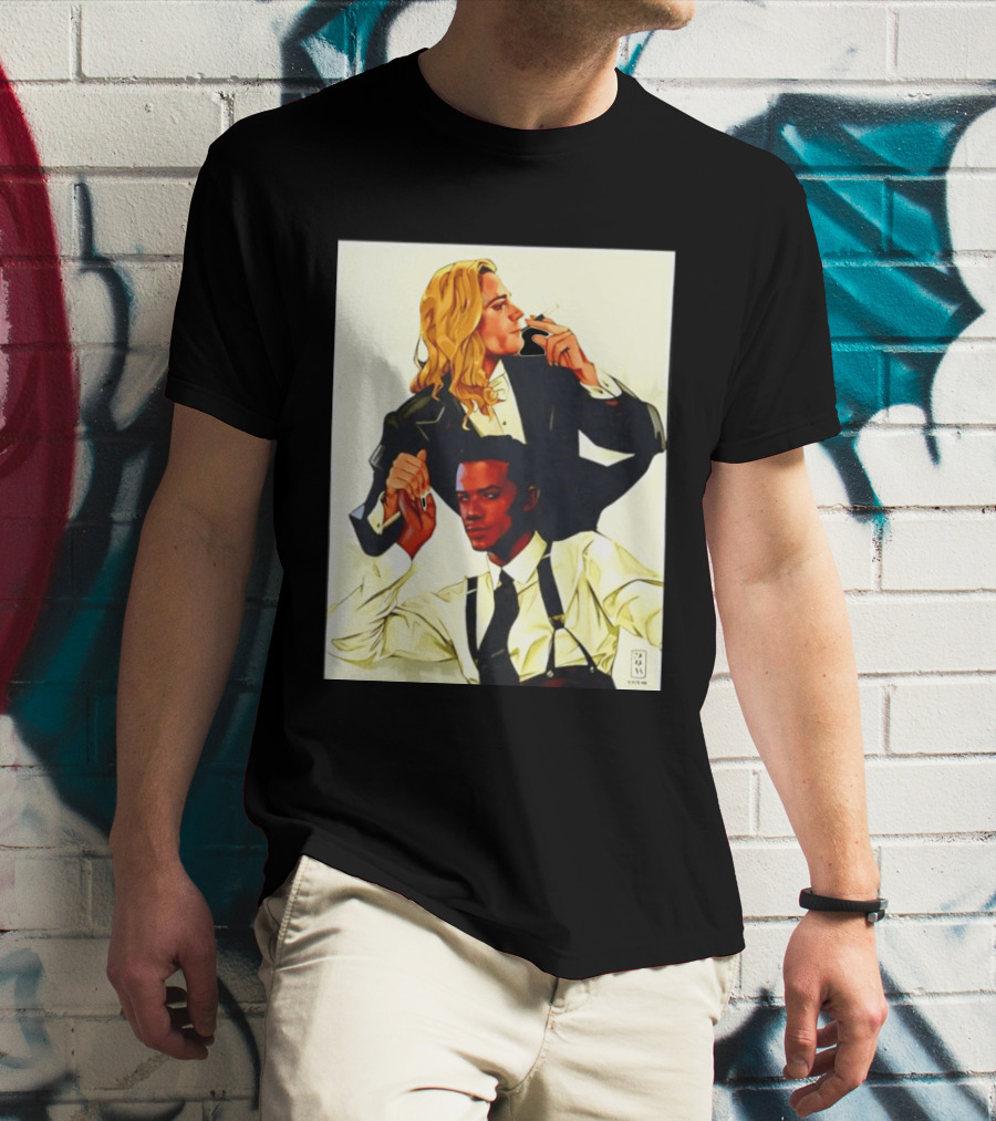 JMH Interview With The Vampire Lestat And Louis Smoking Portraits T-Shirt