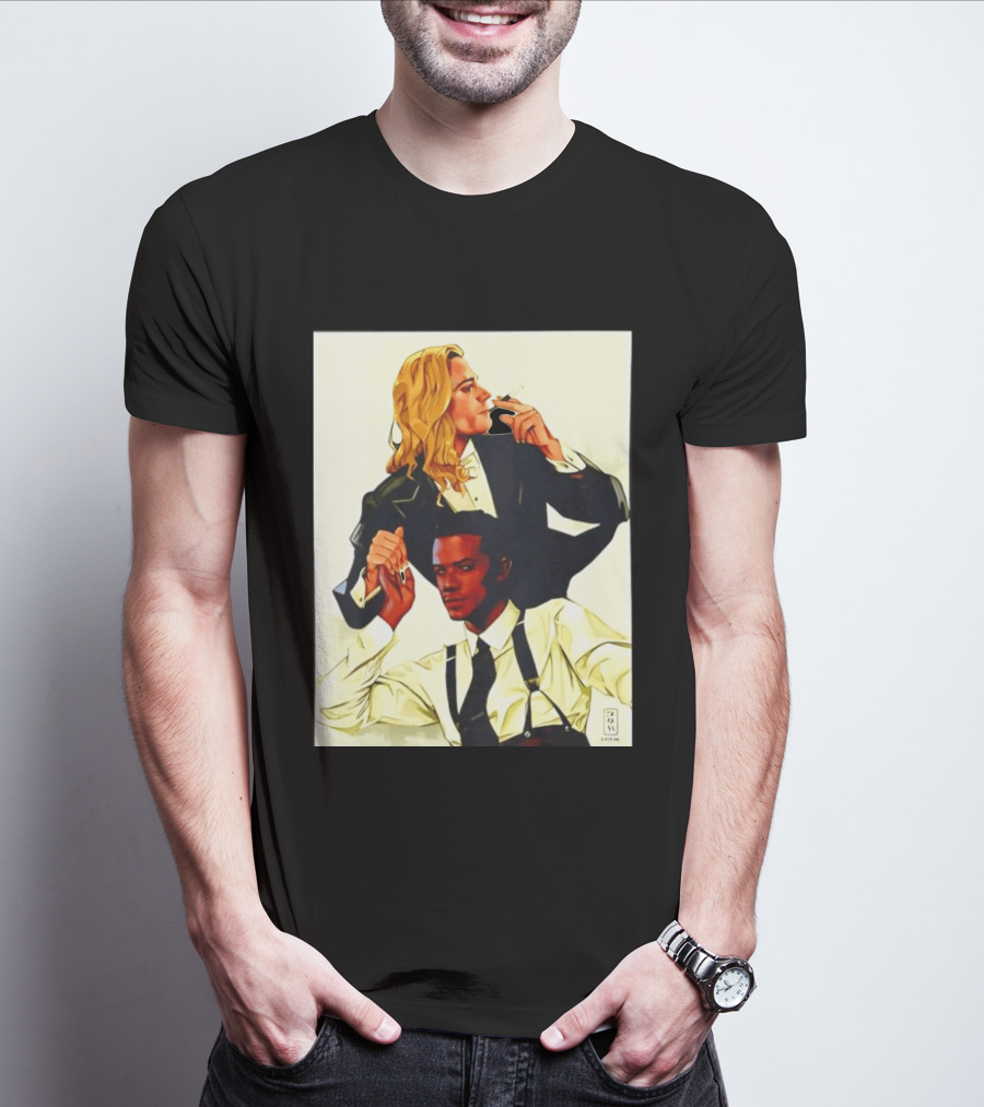 JMH Interview With The Vampire Lestat And Louis Smoking Portraits T-Shirt