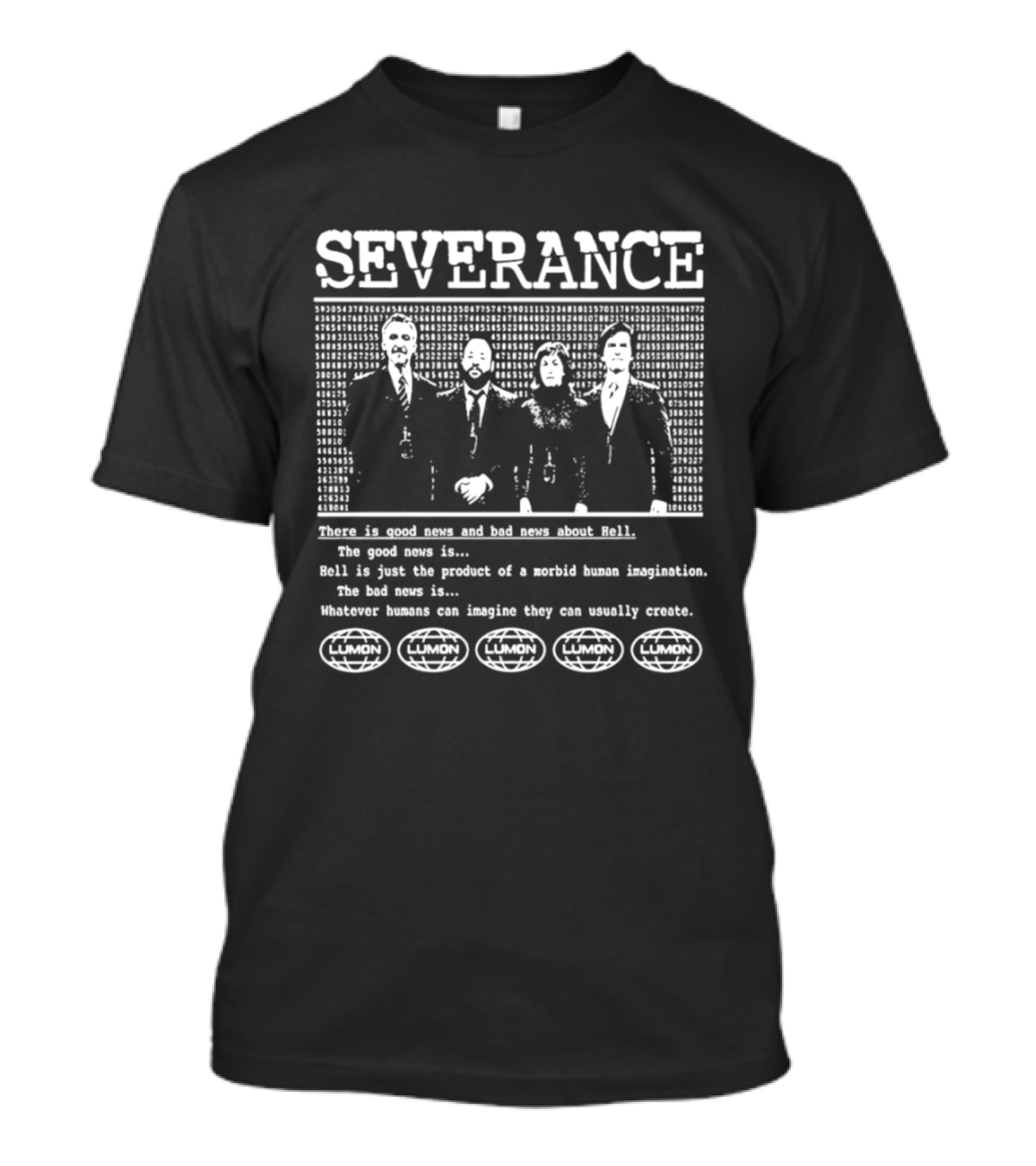 SEVERANCE Lumon Industries Eerie Team Imagery Apple TV Series T-Shirt