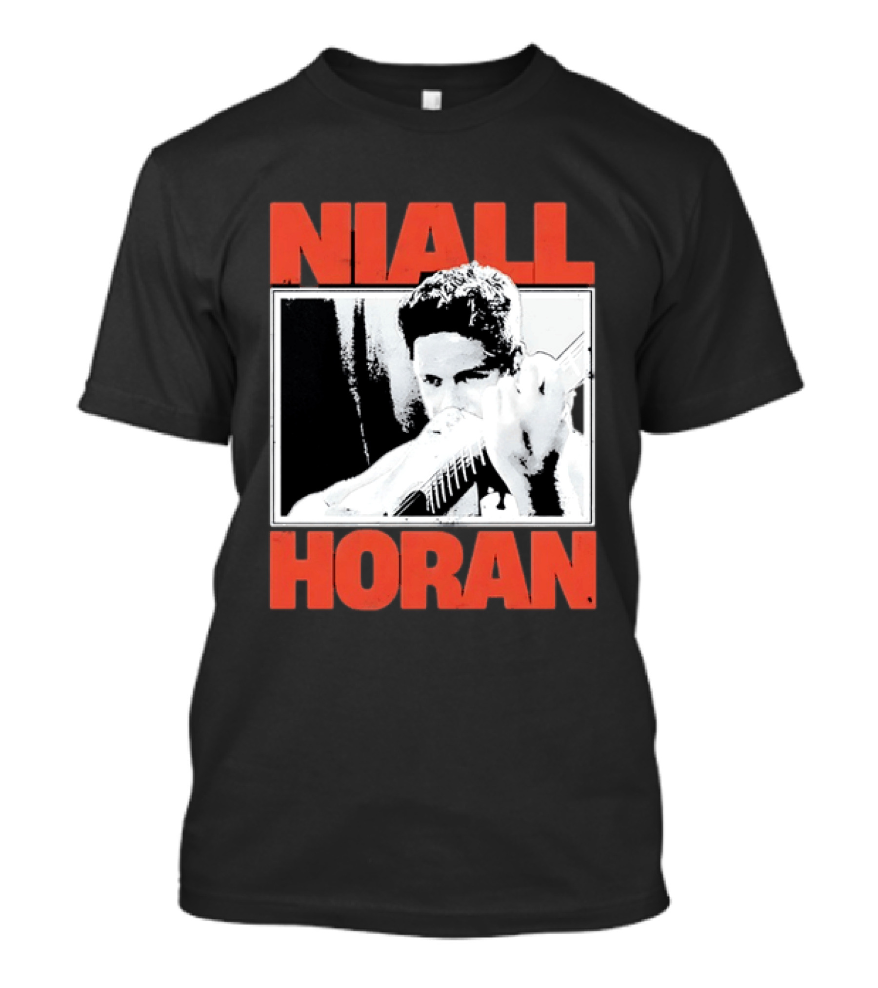 Niall Horan Distressed Guitar Player Image One Direction T-Shirt