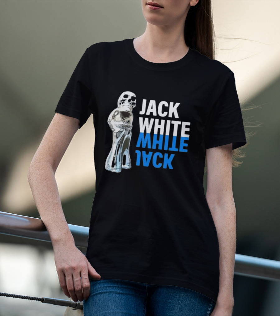 Jack White Frozen Charlatan Skull Third Man Records Store T-Shirt