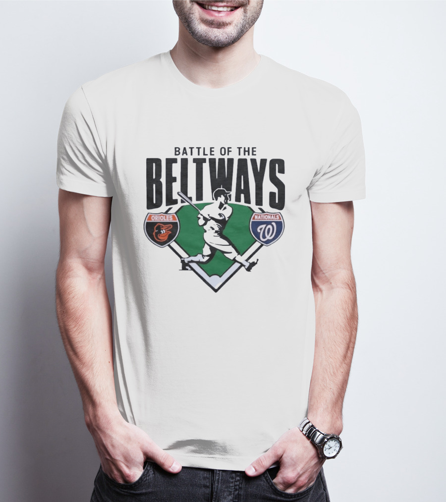 Battle Of The Beltways Orioles Nationals Baseball Rivalry T-Shirt
