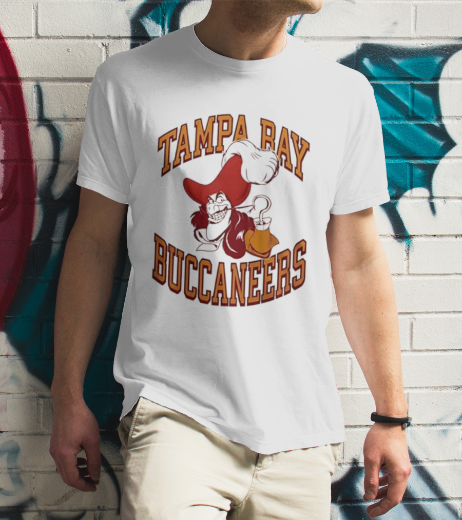 Captain Hook Tampa Bay Buccaneers Pirate T-Shirt