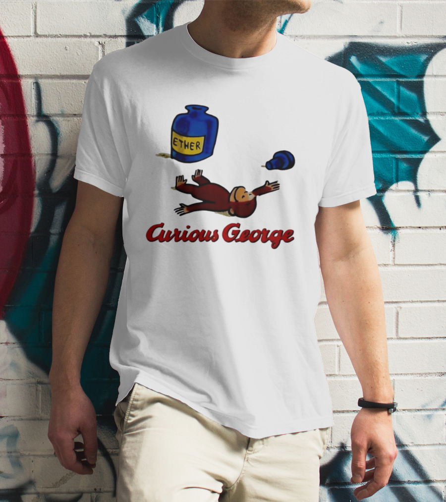 Curious George Ether Bottle Unconscious T-Shirt