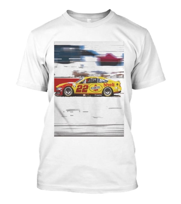 Joey Logano 2026 Victory Pennzoil Shell Car 22 NASCAR Speedway T-Shirt