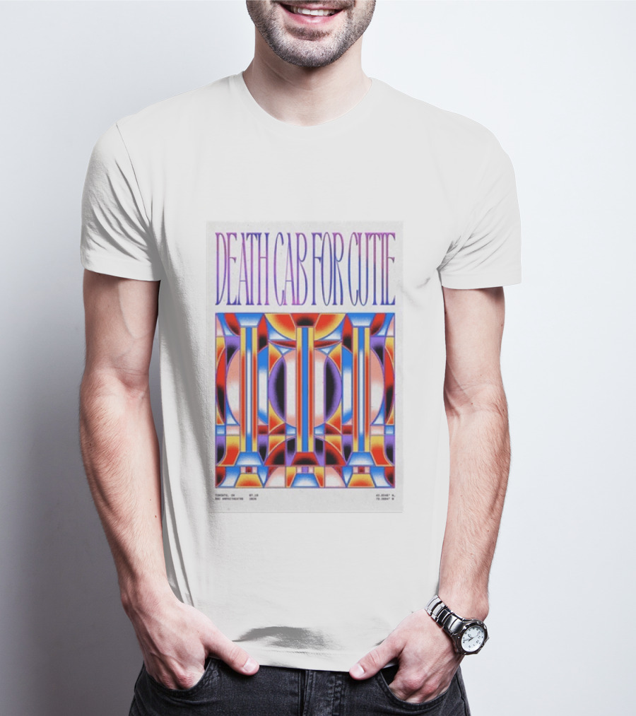 Death Cab For Cutie Toronto ON 07 19 2026 Tour Geometric T-Shirt