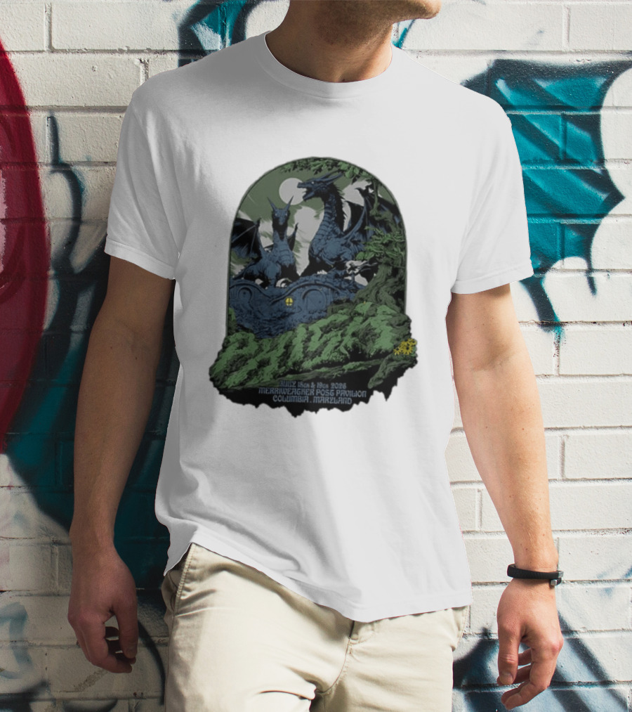 Dragons July 18th 19th 2026 Merriweather Post Pavilion Columbia Maryland T-Shirt