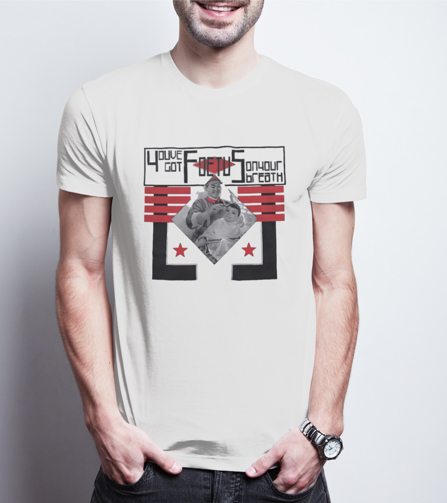 You've Got Foetus On Your Breath Band Retro Barber Propaganda T-Shirt