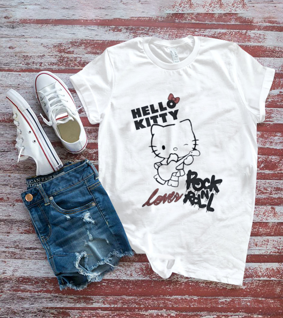 Hello Kitty Lovers Rock N Roll T-Shirt