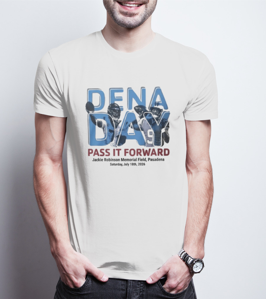 Panthers Dena Day 2026 Pass It Forward Jackie Robinson Memorial Field July 18th Pasadena T-Shirt