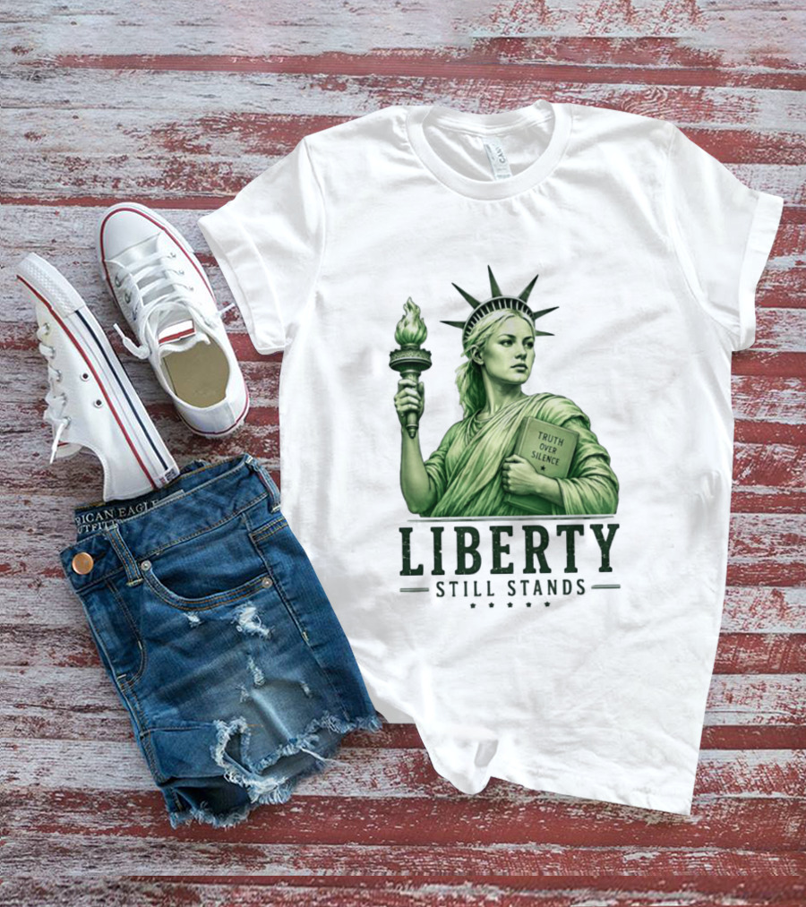 Sophie Cunningham Liberty Truth Over Silence Statue Still Stands T-Shirt